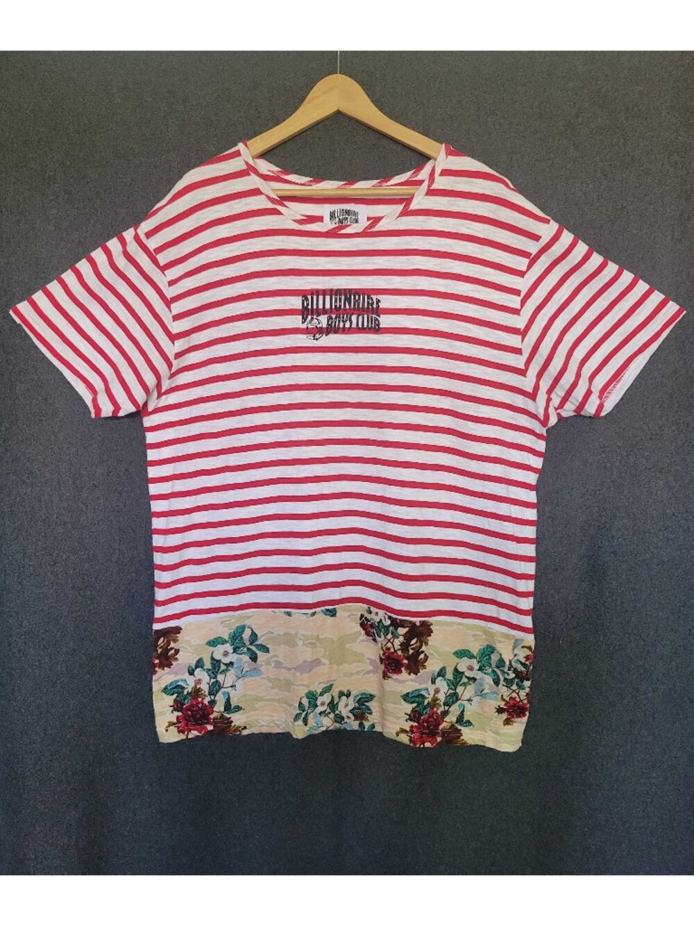 Billionaire Boys Club Tee Cotton Nautical Red Striped Men’s XL